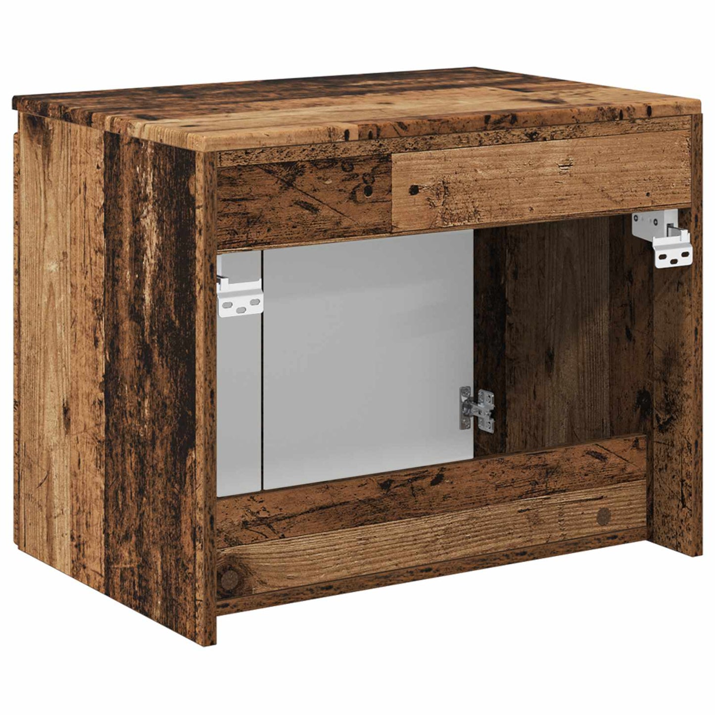 Vegghengt Badskap Gammelt tre 62,5 x 44,5 x 50 cm