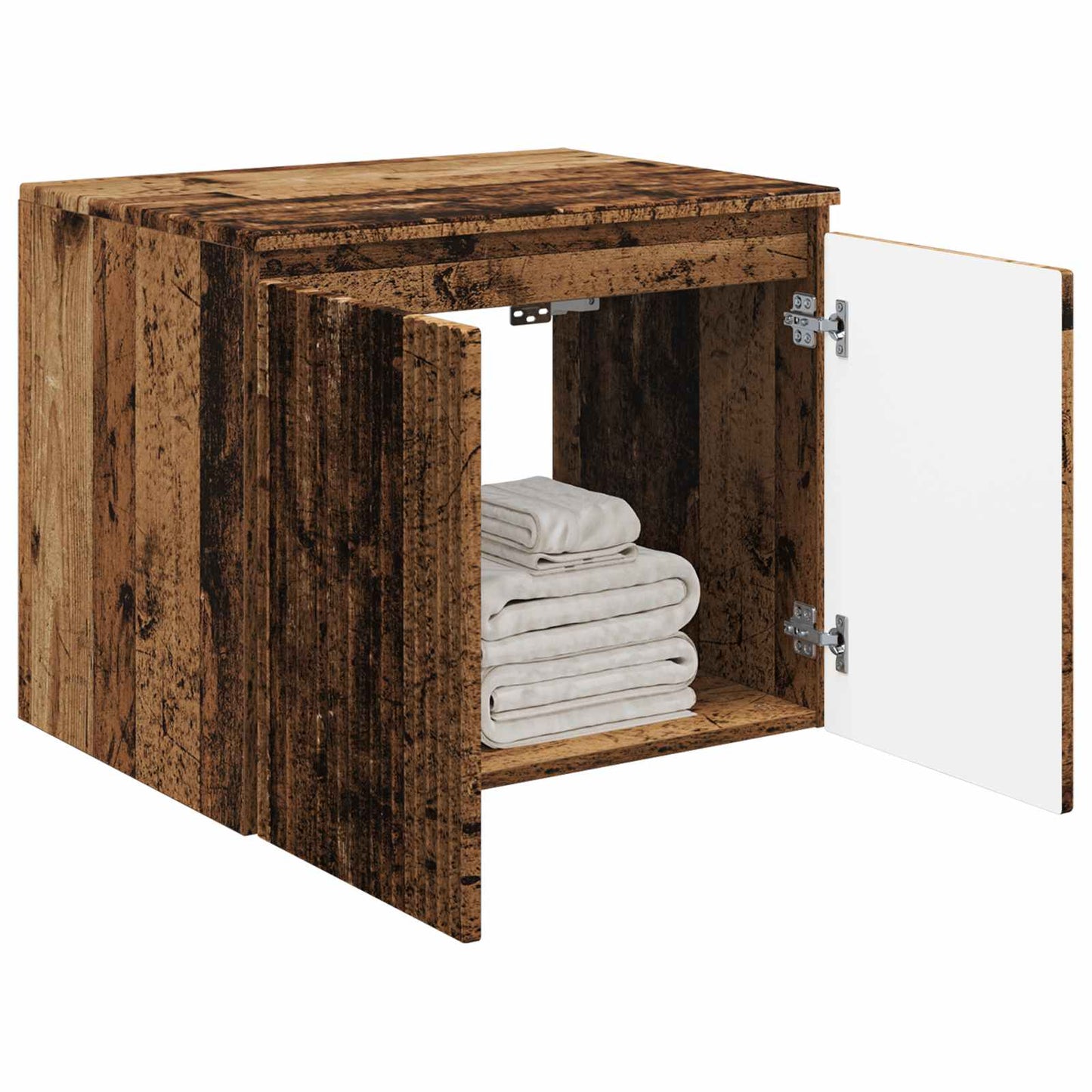 Vegghengt Badskap Gammelt tre 62,5 x 44,5 x 50 cm