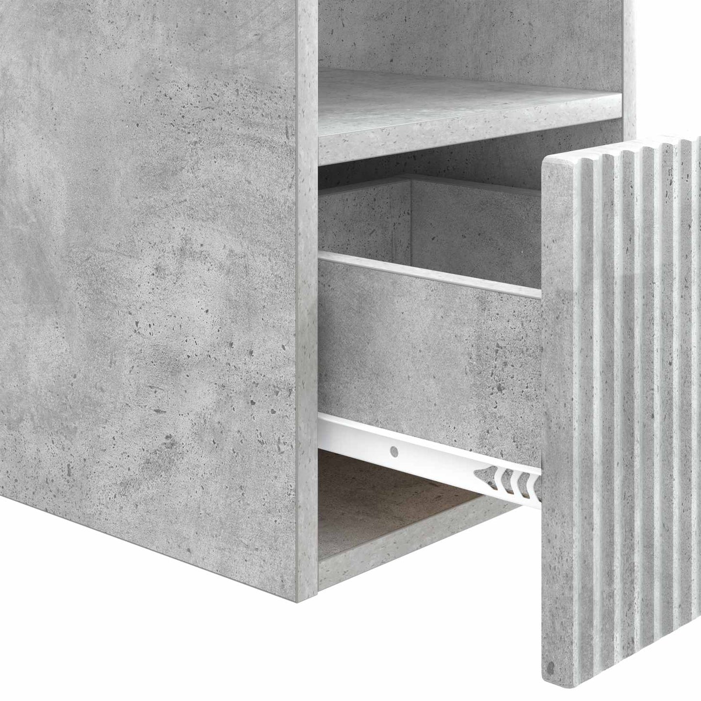 Baderomsskap Betonggrå 30 x 41 x 50 cm Konstruert tre