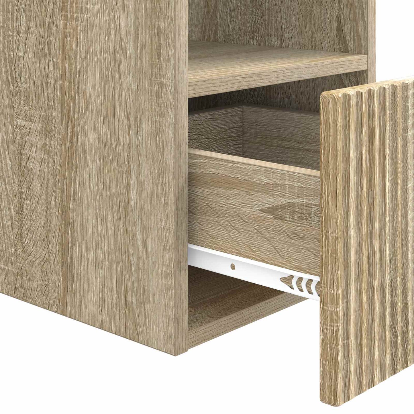 Baderomsskap Sonoma eik 30 x 44,5 x 50 cm Konstruert tre