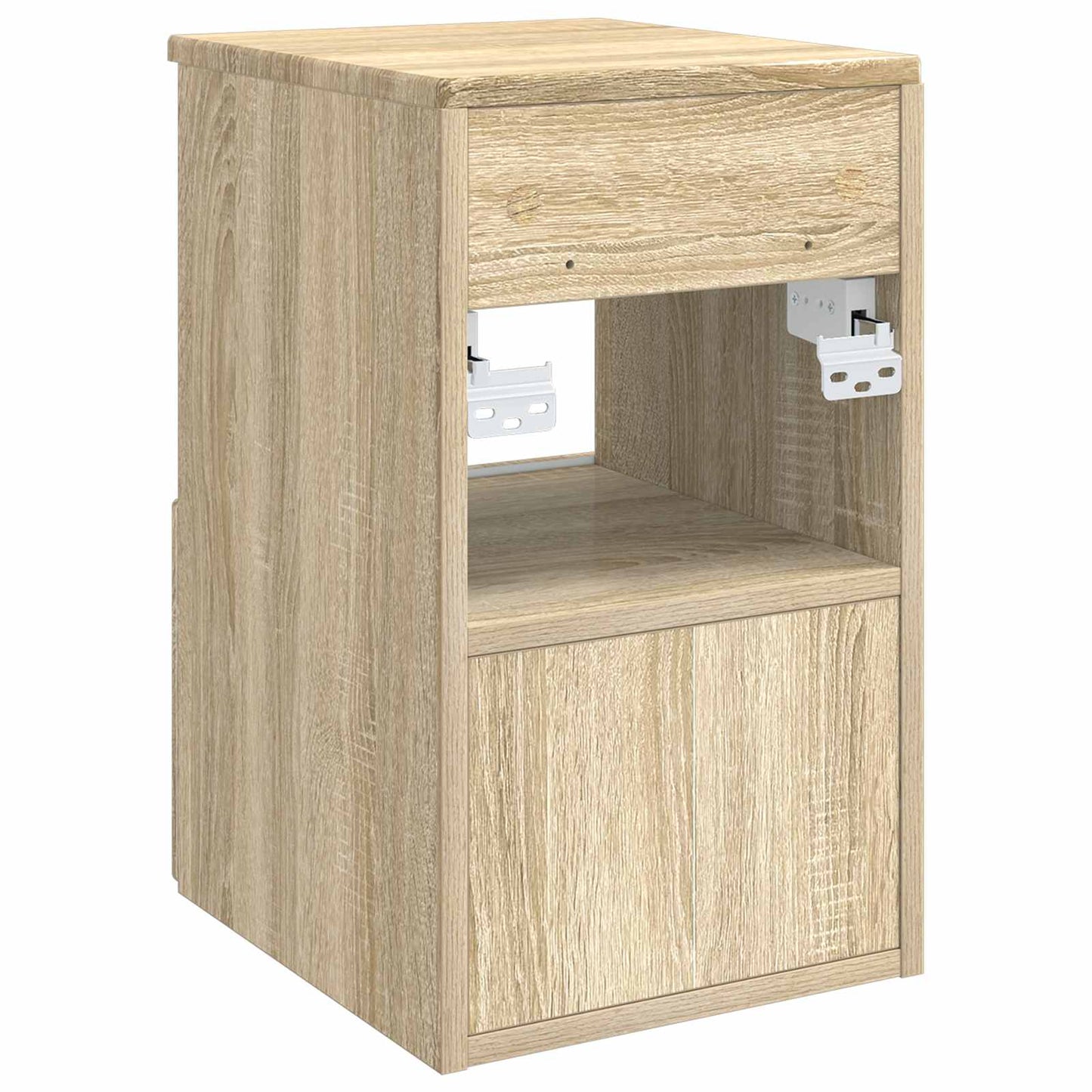 Baderomsskap Sonoma eik 30 x 44,5 x 50 cm Konstruert tre