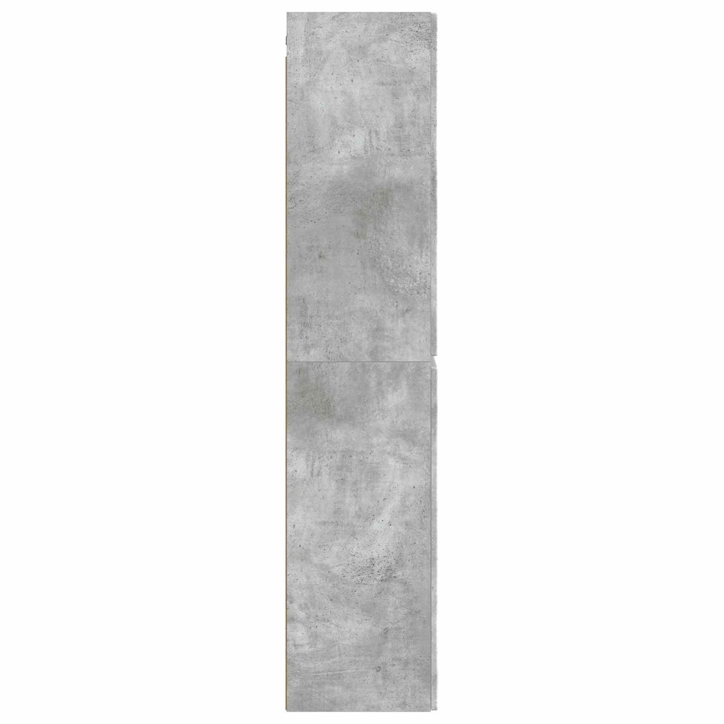 Vegghengt Badskap Betonggrå 33 x 34,5 x 160 cm Konstruert tre
