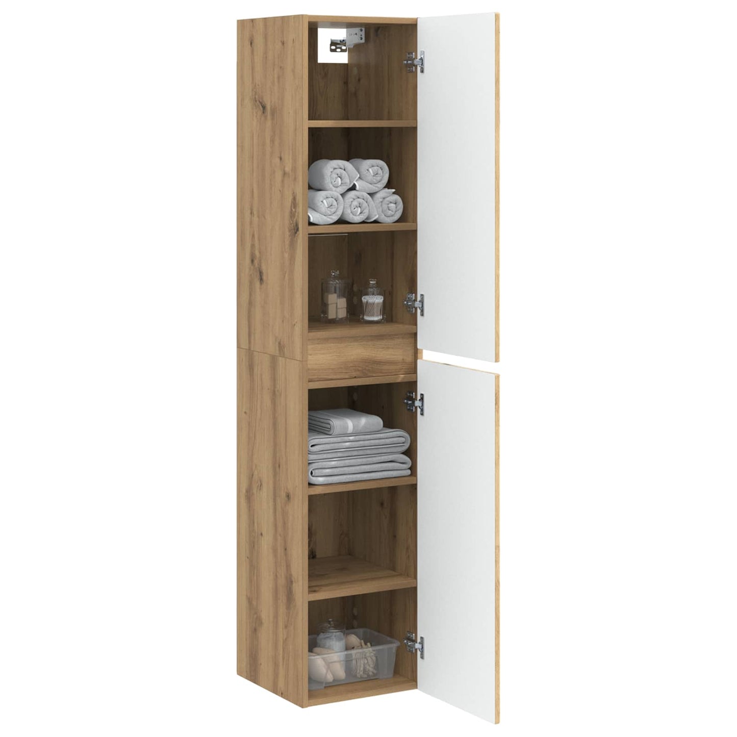 Vegghengt Badskap Artisan eik 33 x 34,5 x 160 cm Konstruert tre