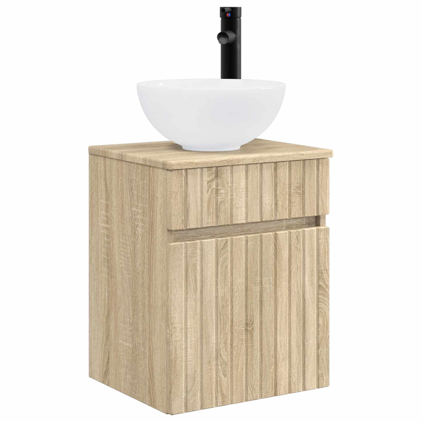 Vegghengt servantkommode Sonoma eik 39 x 41 x 64,5 cm
