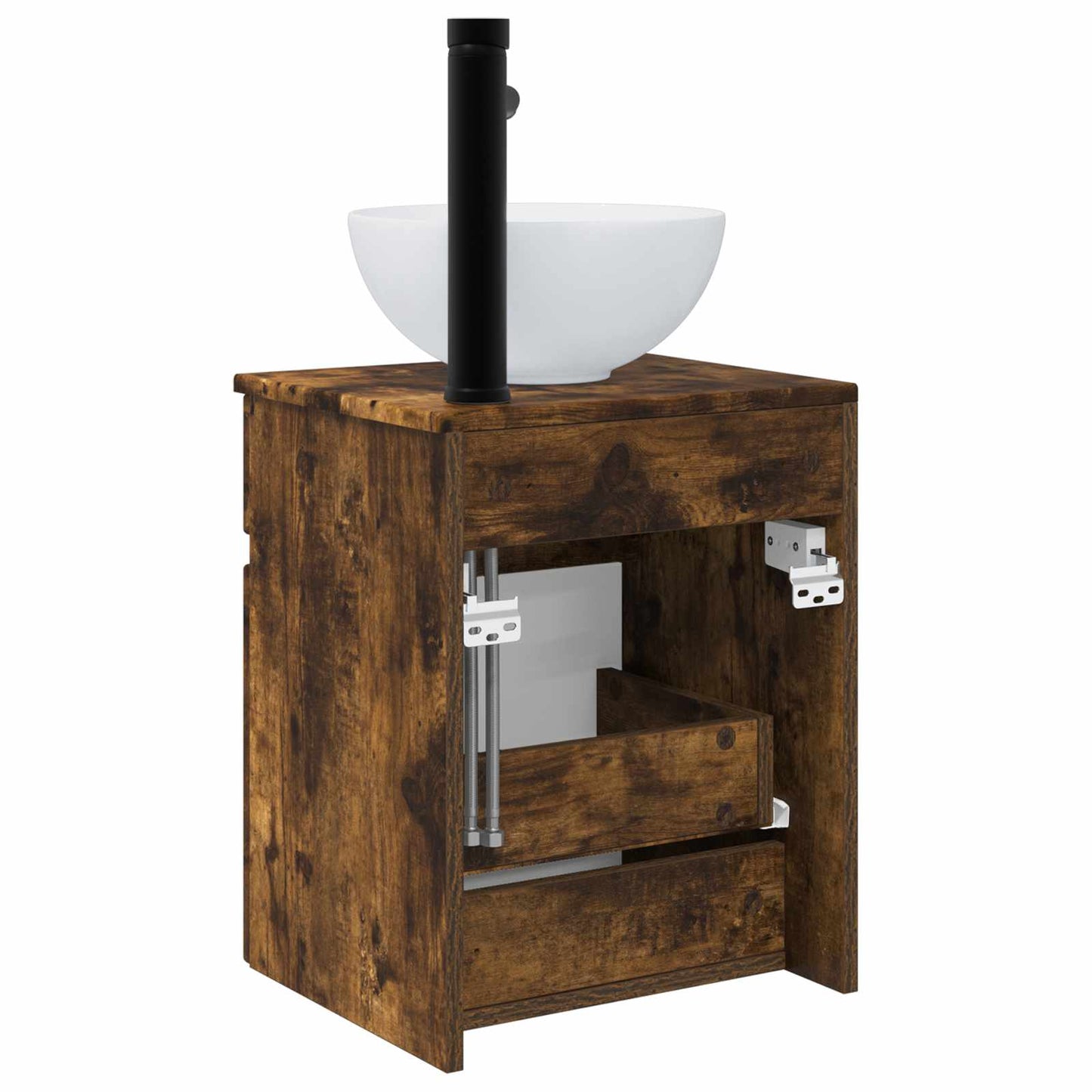 Vegghengt servantkommode Røkt Eik 39 x 41 x 64,5 cm