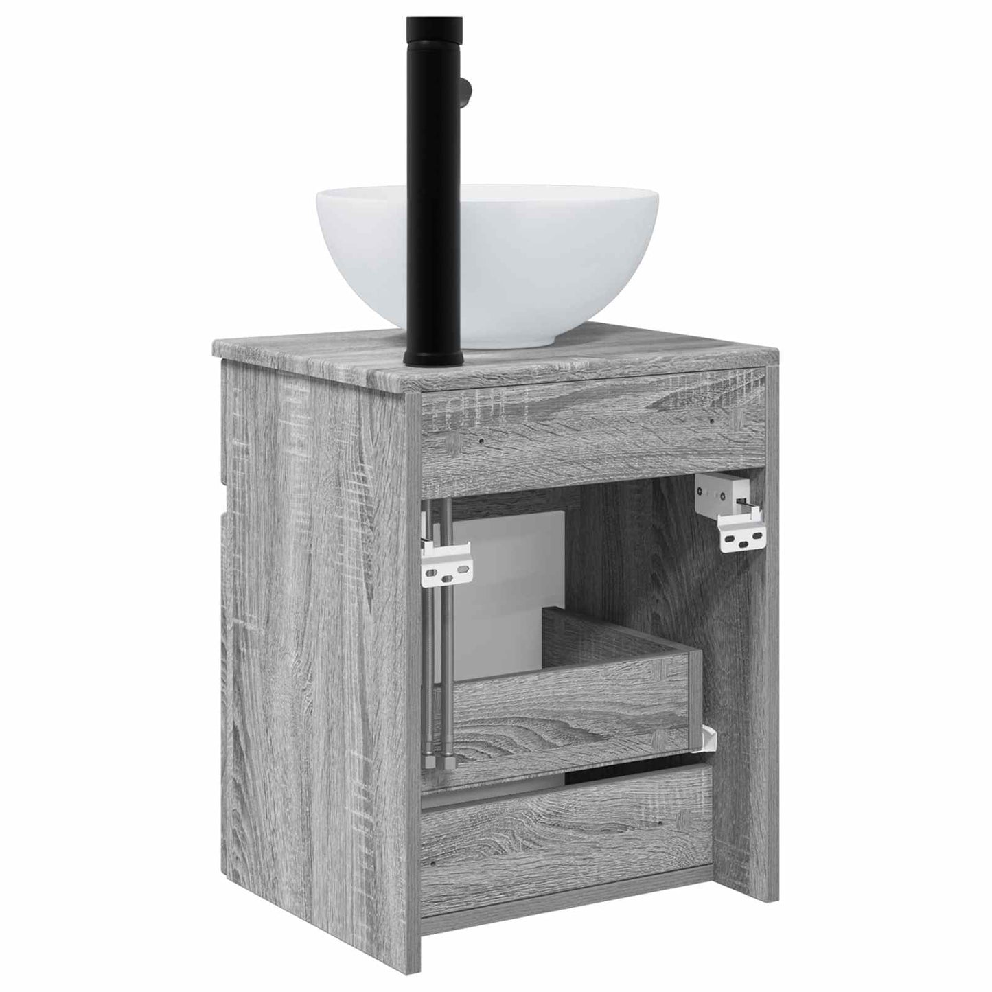 Vegghengt servantkommode Grå Sonoma 39 x 41 x 64,5 cm
