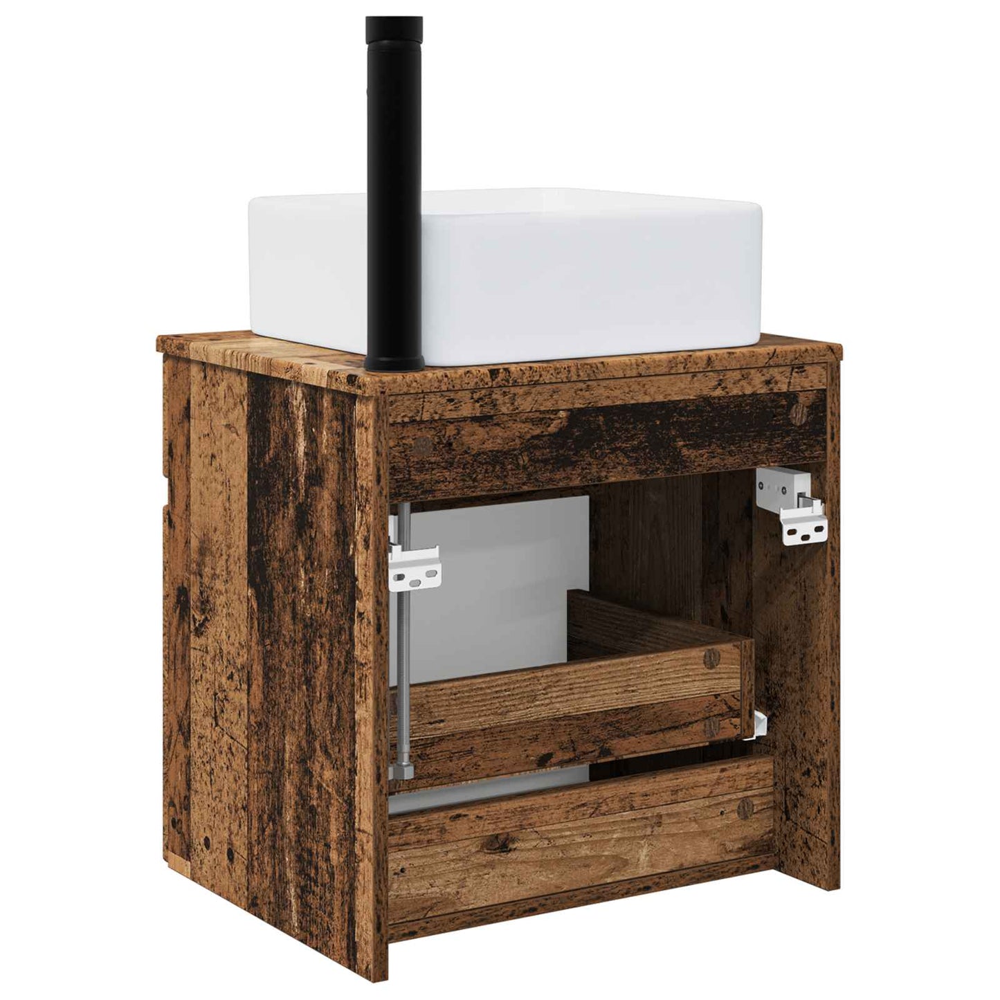 Vegghengt servantkommode Gammelt tre 49 x 41 x 63 cm