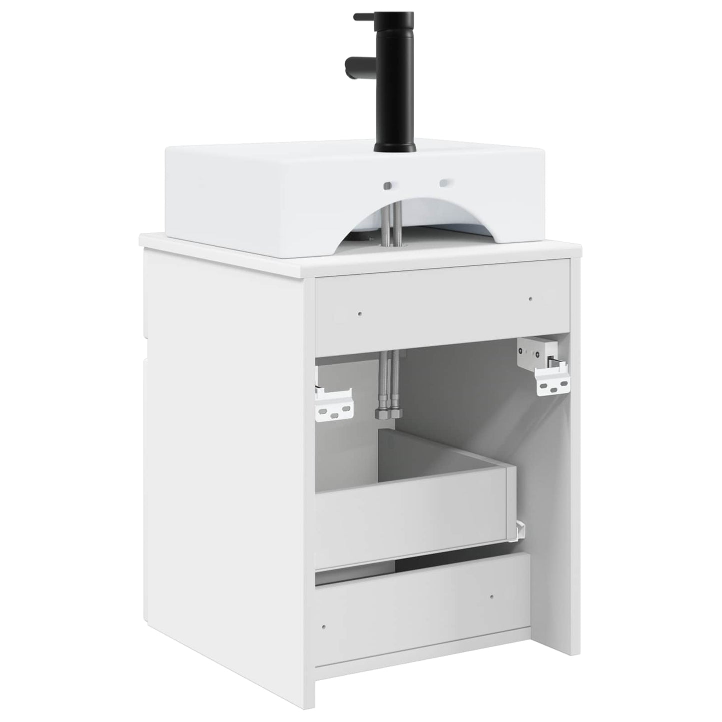 Vegghengt Servantskap Hvit 39 x 41 x 62,5 cm Konstruert tre