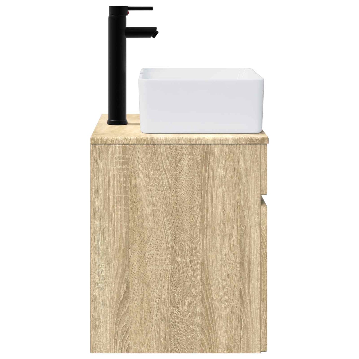 Vegghengt servantkommode Sonoma eik 49 x 41 x 63 cm