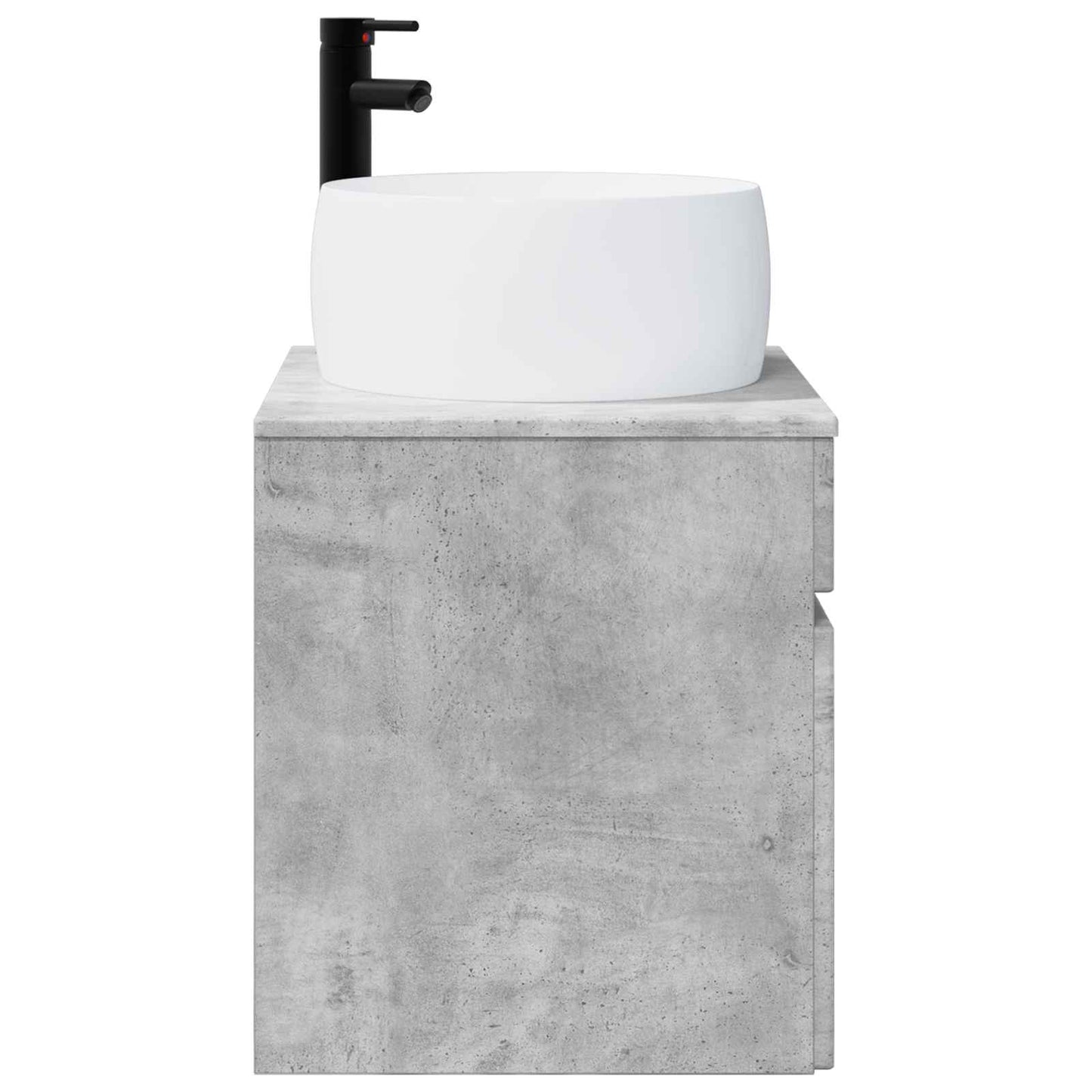 Vegghengt servantkommode Betonggrå 49 x 44,5 x 66 cm