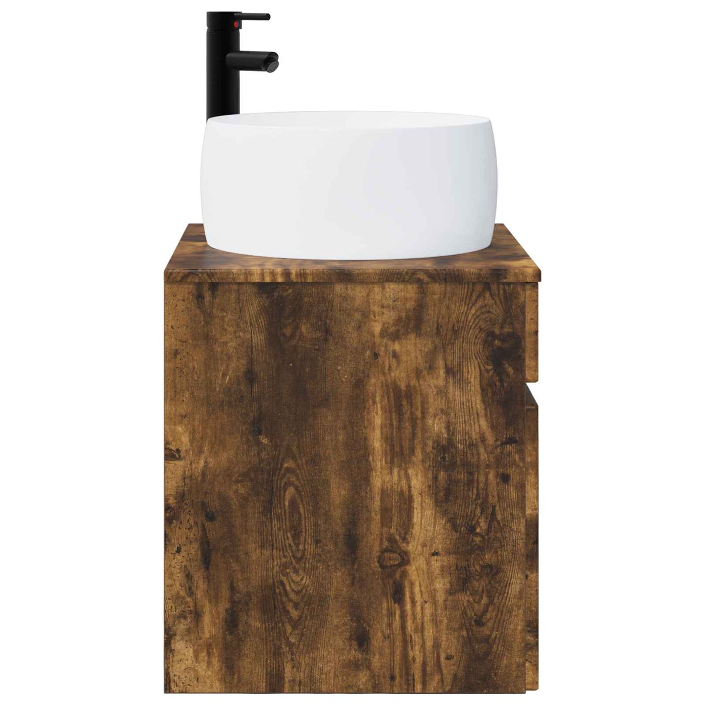 Vegghengt servantkommode Røkt Eik 49 x 44,5 x 66 cm