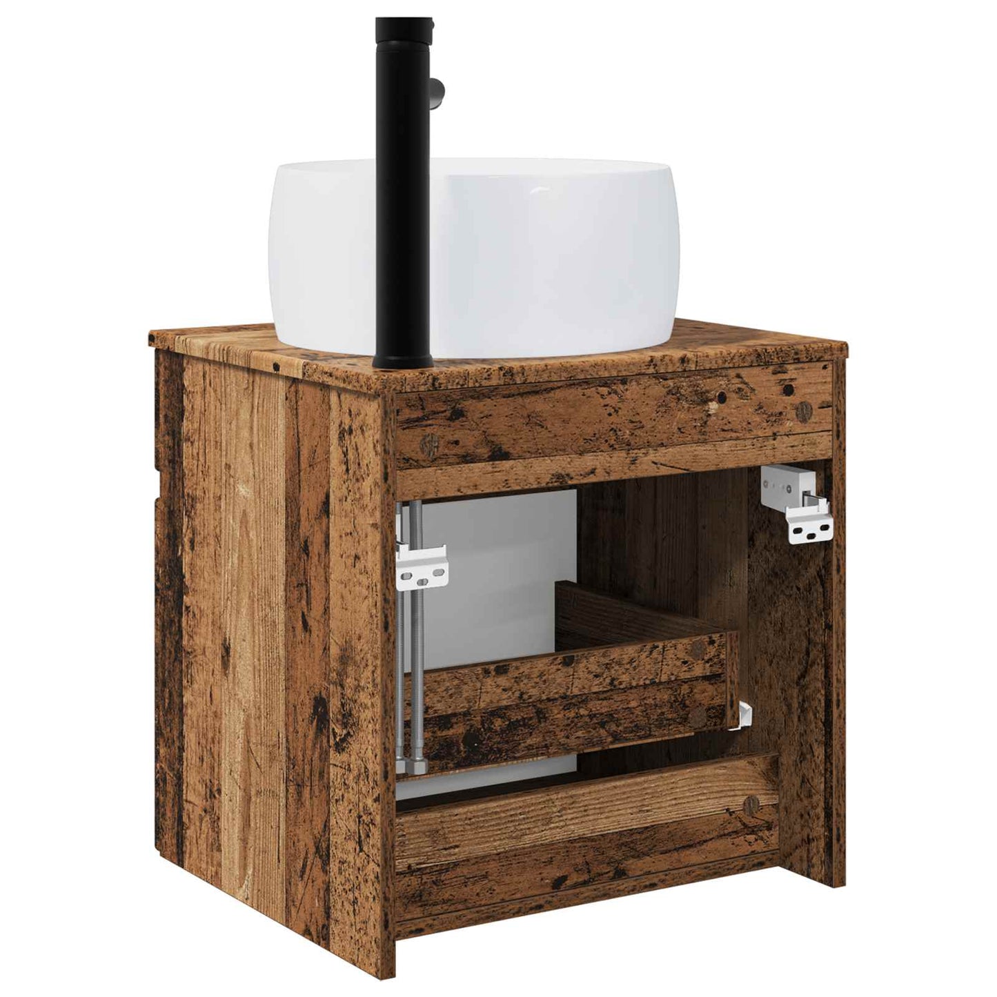 Vegghengt servantkommode Gammelt tre 49 x 44,5 x 66 cm