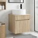 Vegghengt servantkommode Sonoma eik 49 x 44,5 x 65,5 cm