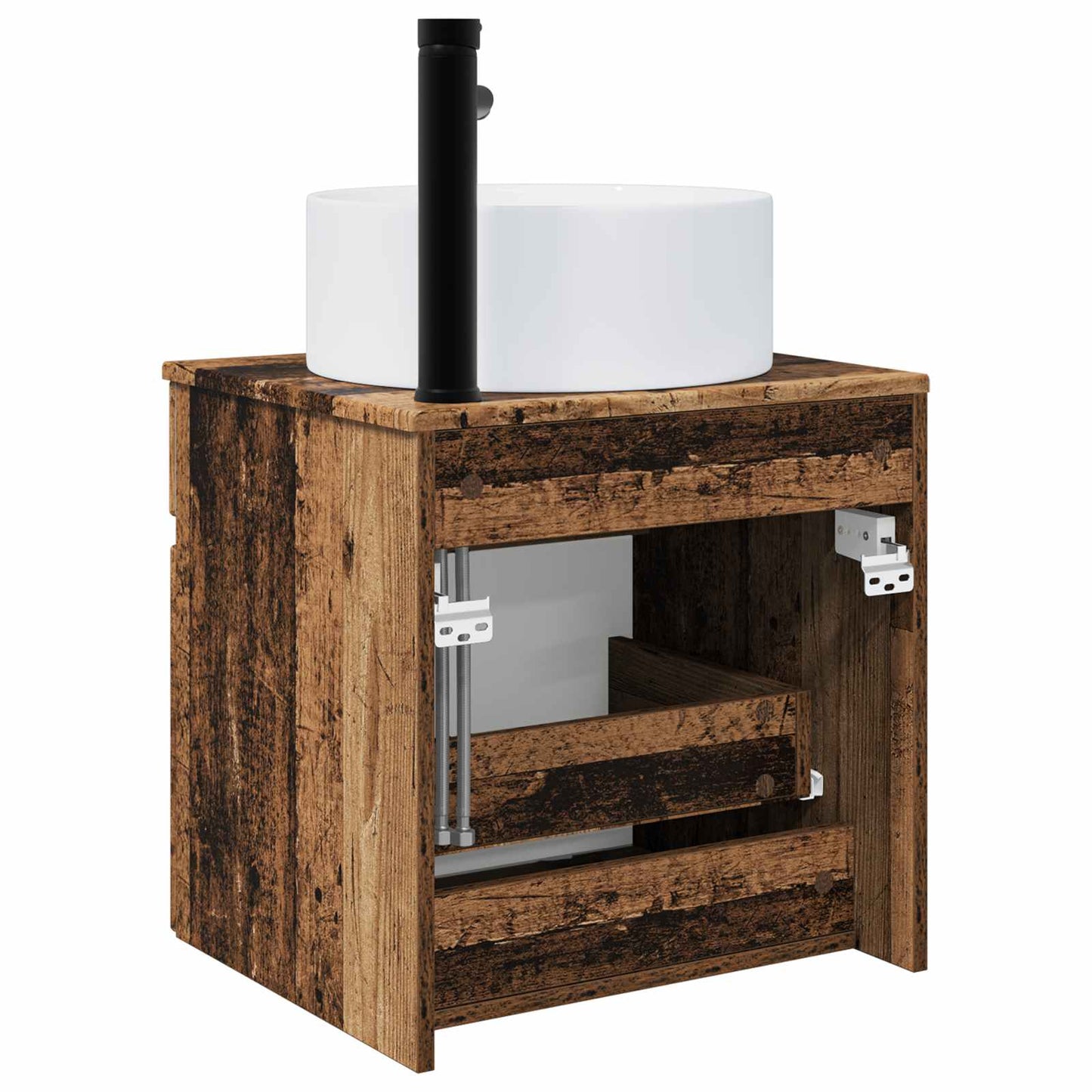 Vegghengt servantkommode Gammelt tre 49 x 44,5 x 65,5 cm
