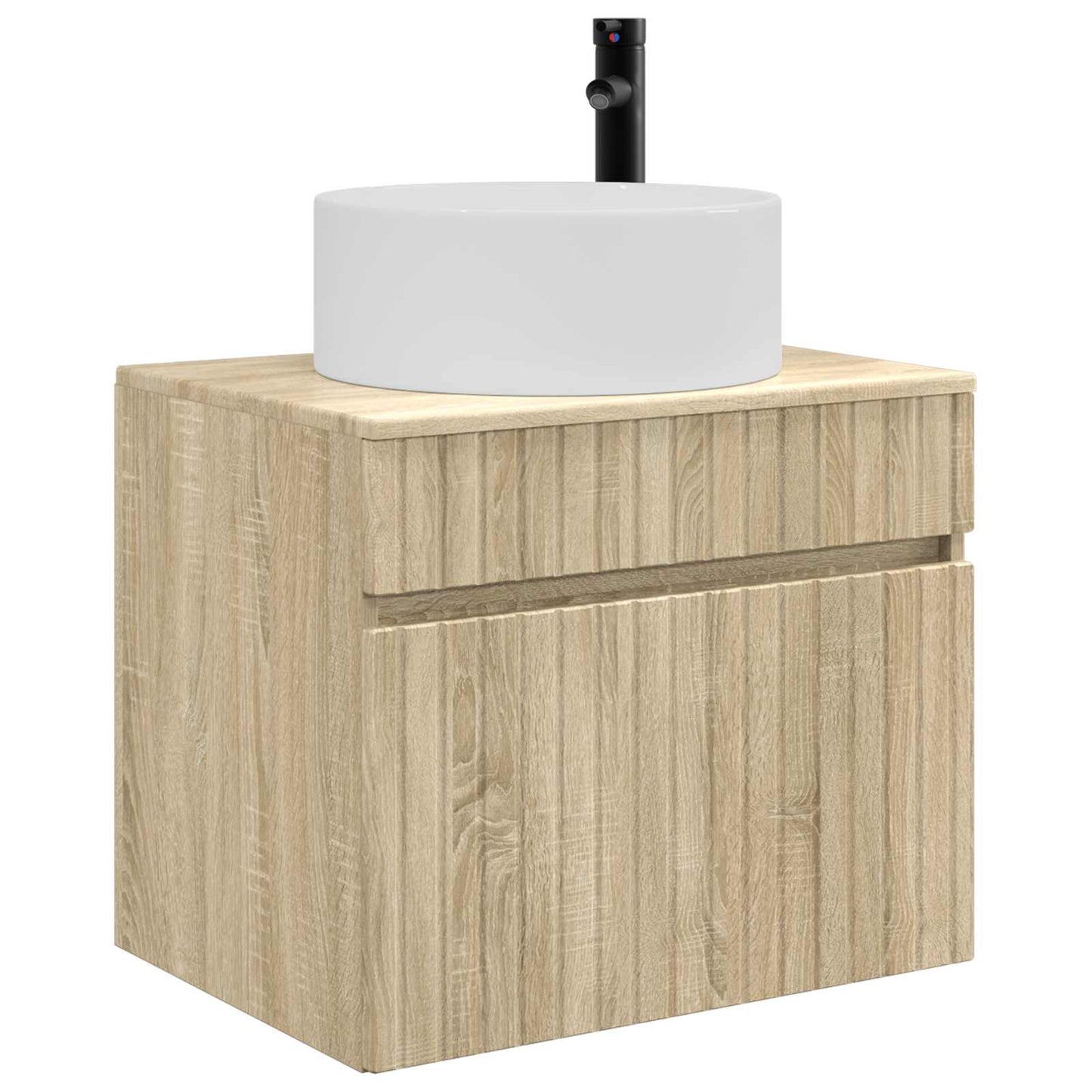 Vegghengt Badskap Sonoma eik 59 x 44,5 x 50 cm Konstruert tre