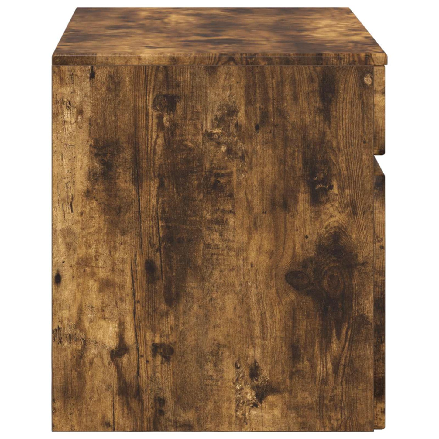 Vegghengt Badskap Røkt Eik 59 x 44,5 x 50 cm Konstruert tre