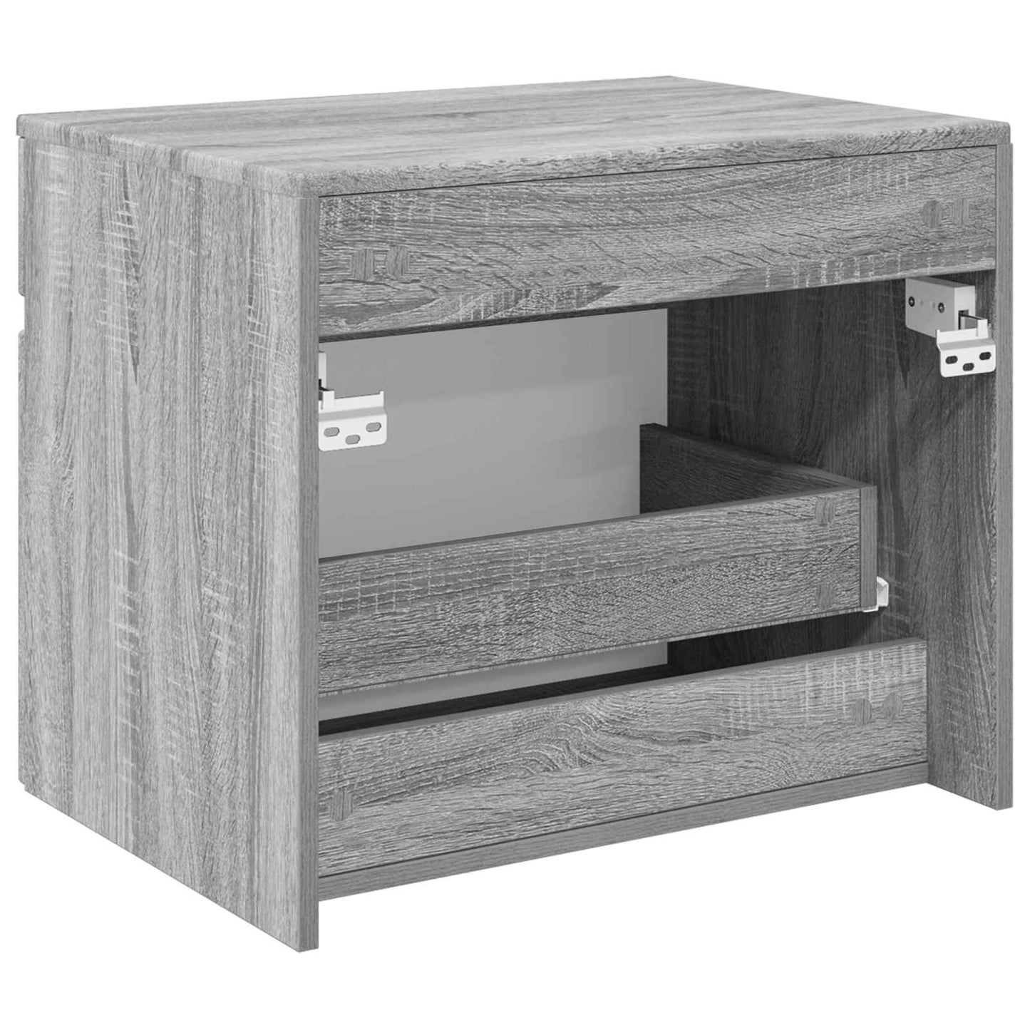 Vegghengt Badskap Grå Sonoma 59 x 44,5 x 50 cm Konstruert tre