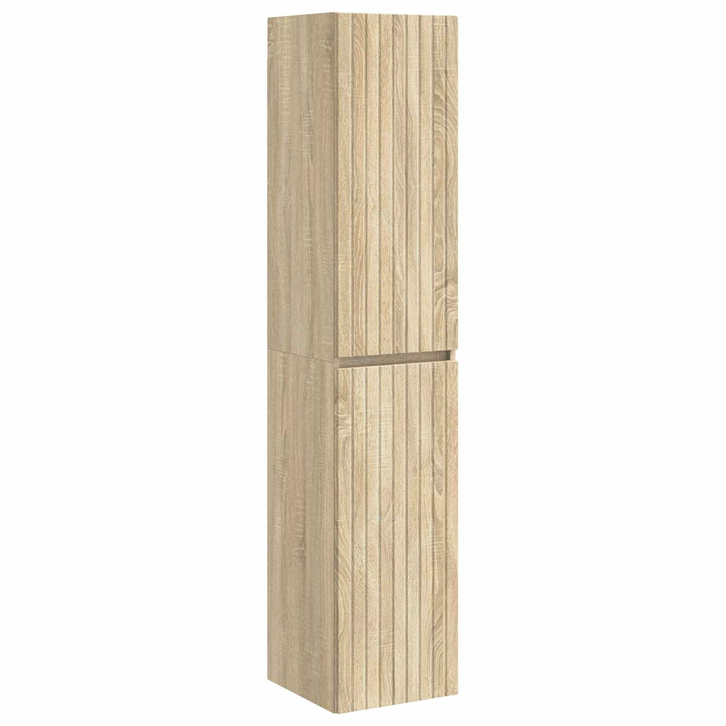 Vegghengt Badskap Sonoma eik 33 x 34,5 x 160 cm Konstruert tre