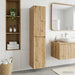 Vegghengt Badskap Artisan eik 33 x 34,5 x 160 cm Konstruert tre