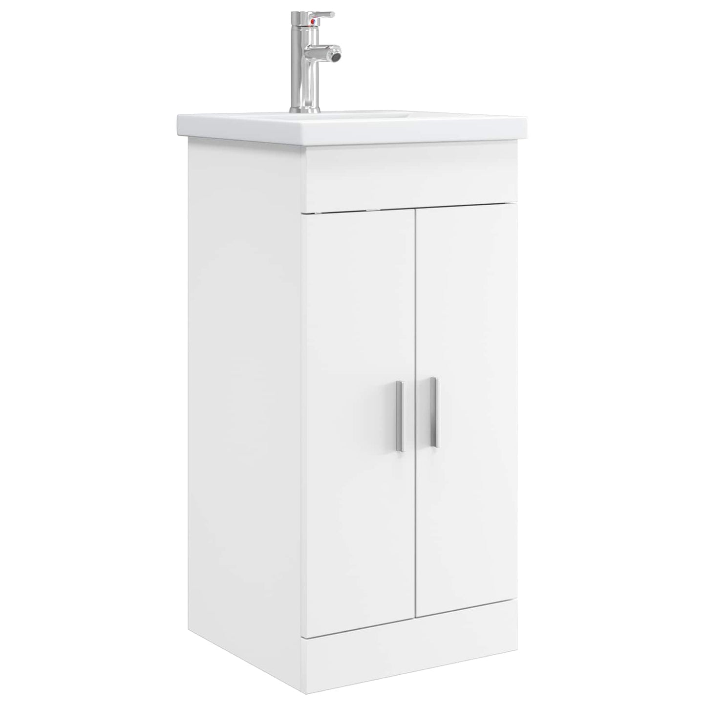 Badmøbel med vask Hvit 42 x 40 x 84,5 cm Konstruert tre