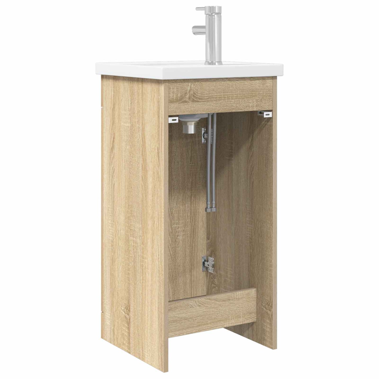 Badmøbel med vask Sonoma eik 42 x 40 x 84,5 cm Konstruert tre