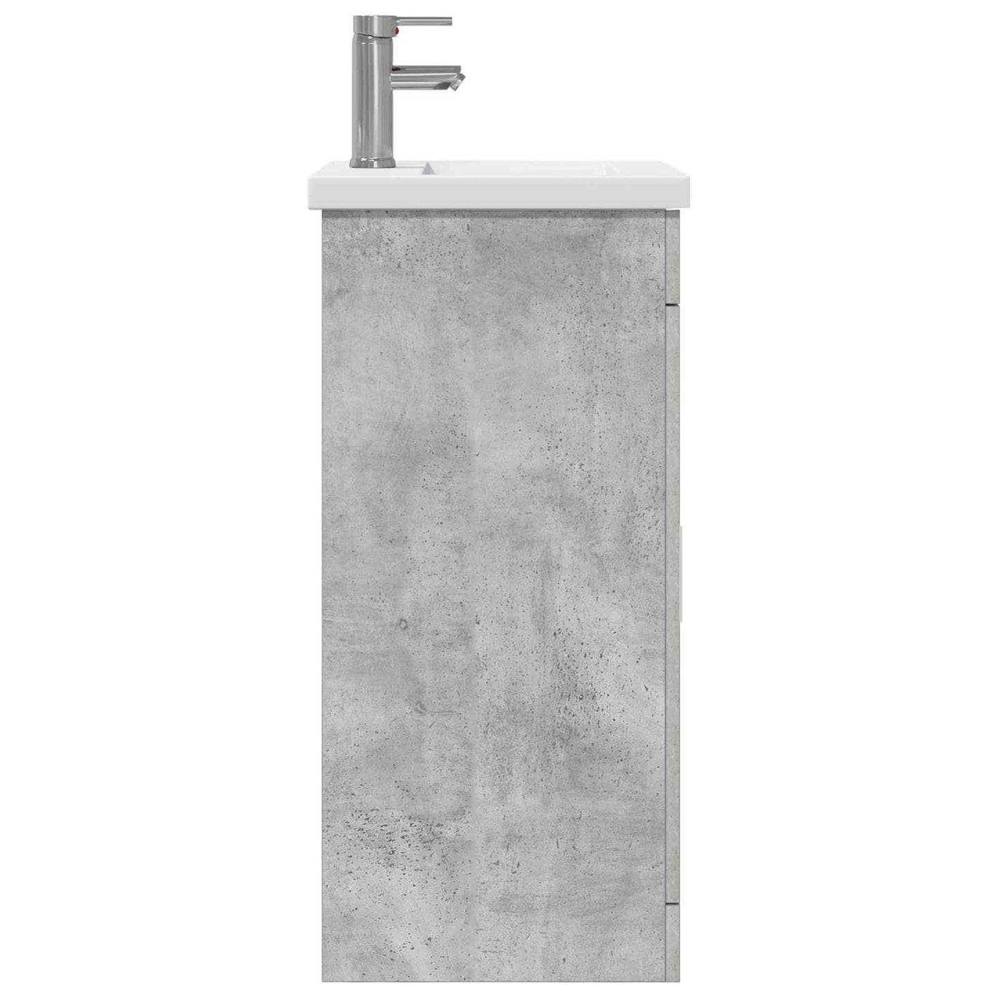 Badmøbel med vask Betonggrå 42 x 40 x 84,5 cm Konstruert tre