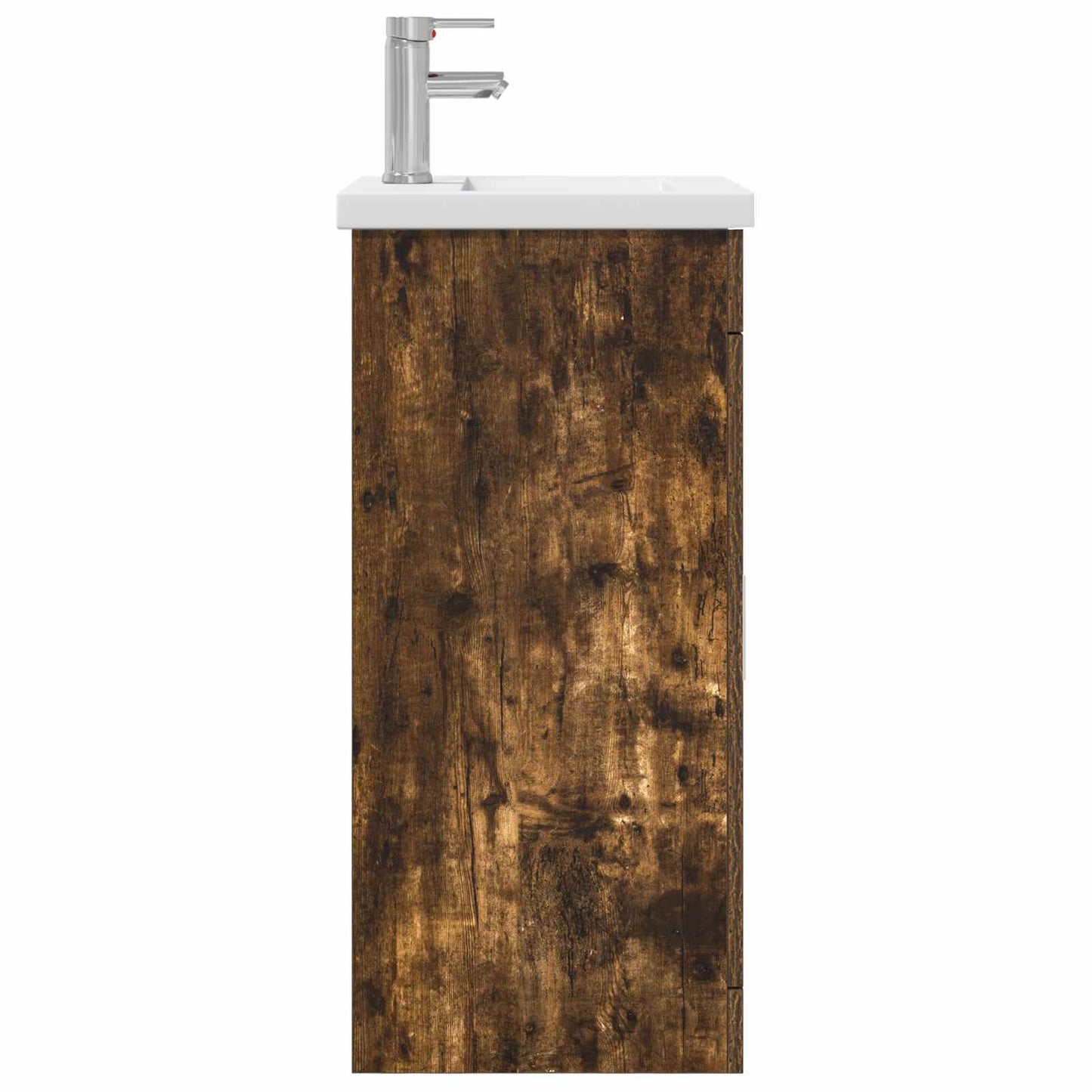 Badmøbel med vask Røkt Eik 42 x 40 x 84,5 cm Konstruert tre