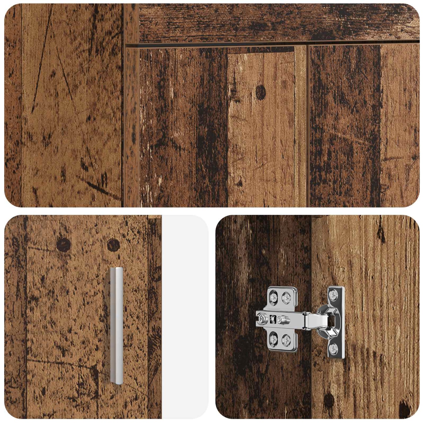 Badmøbel med vask Gammelt tre 42 x 40 x 84,5 cm Konstruert tre