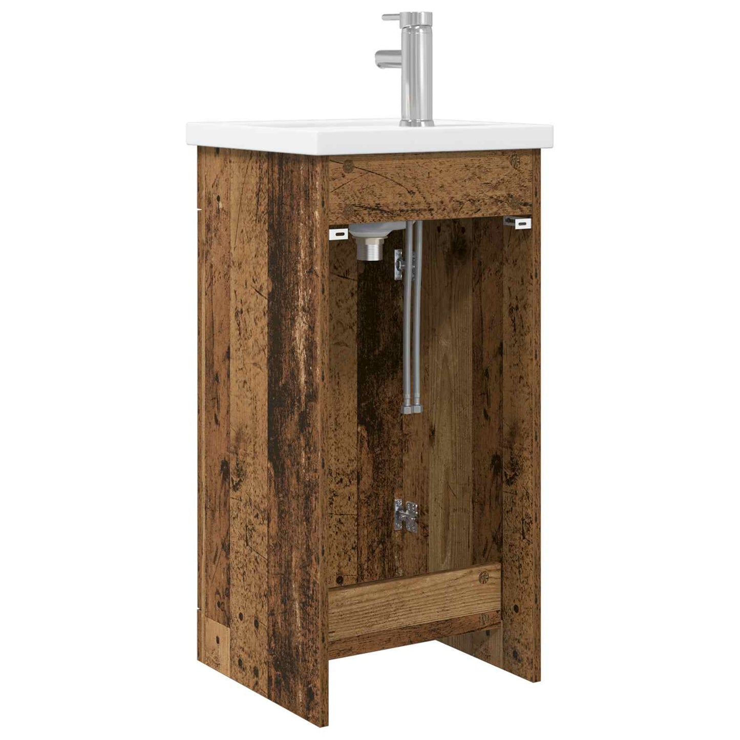 Badmøbel med vask Gammelt tre 42 x 40 x 84,5 cm Konstruert tre