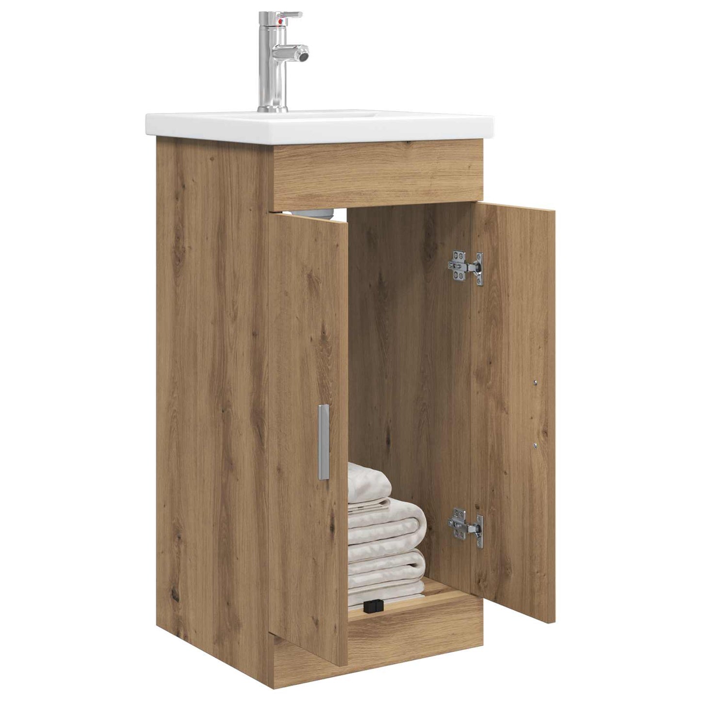 Badmøbel med vask Artisan eik 42 x 40 x 84,5 cm Konstruert tre