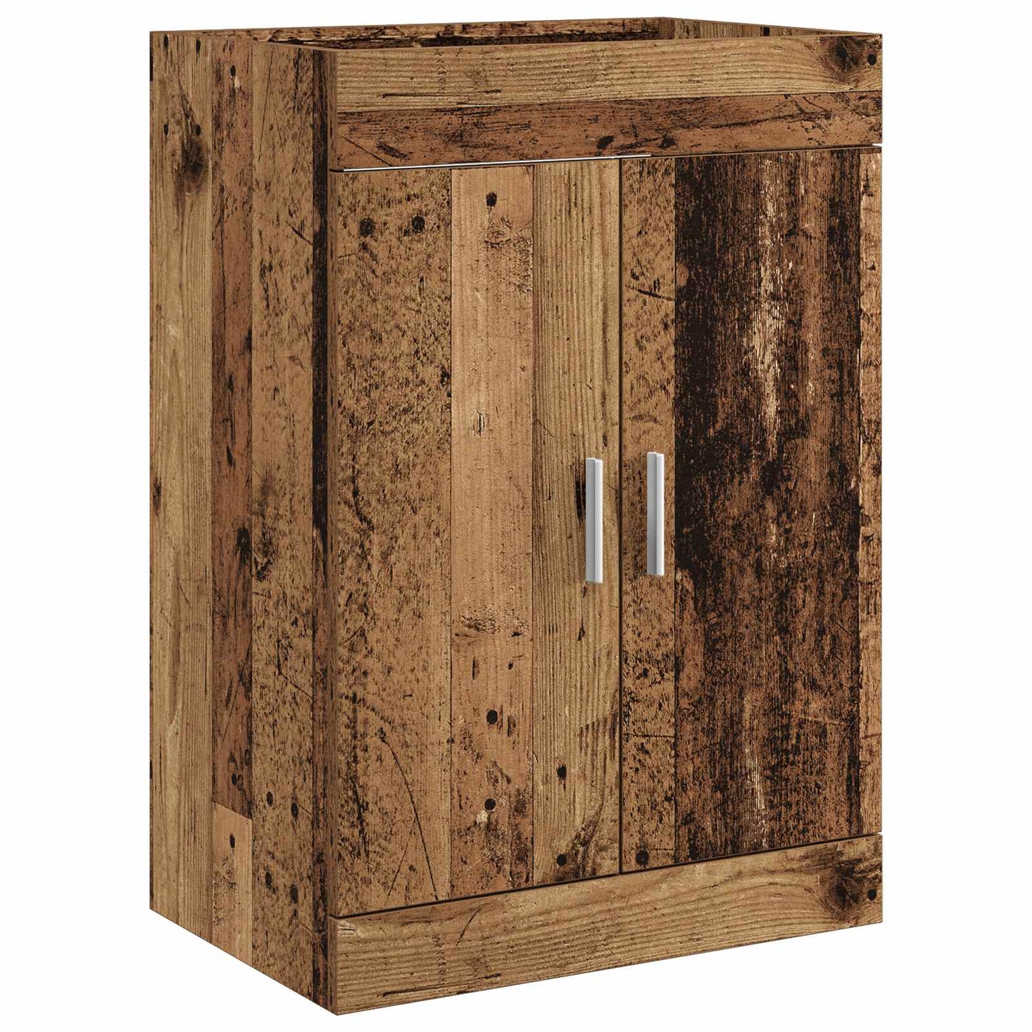 Badskapinet under vask Gammelt tre 56 x 37,5 x 81 cm