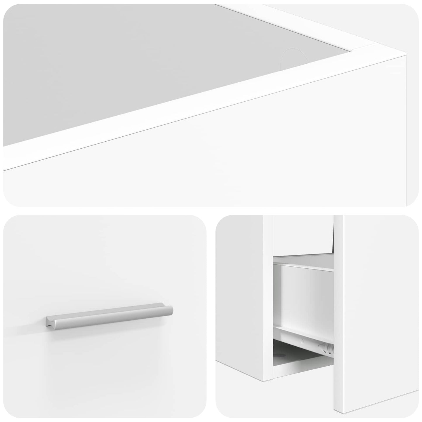 Badmøbel med vask Hvit 42 x 40 x 84,5 cm Konstruert tre