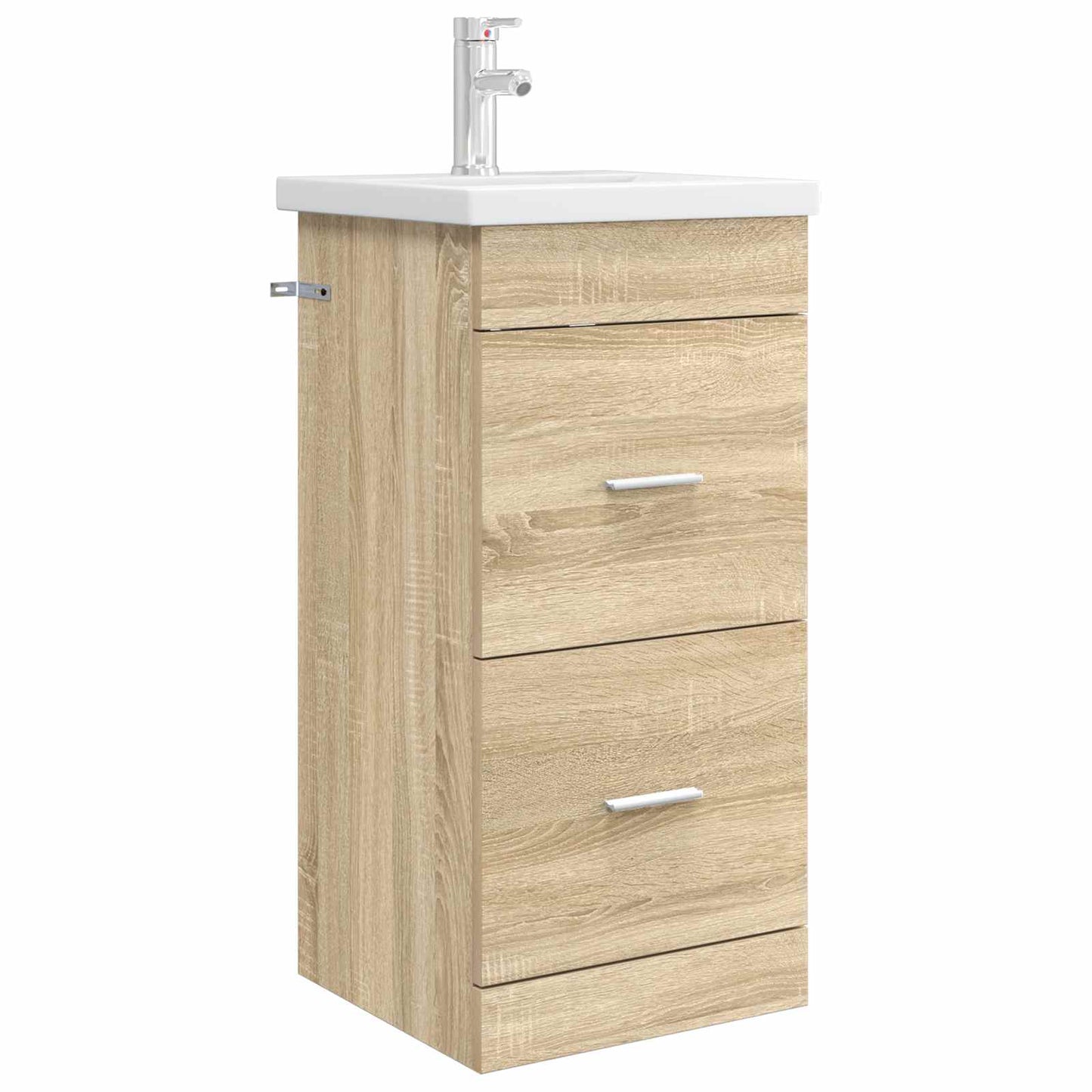 Badmøbel med vask Sonoma eik 42 x 40 x 84,5 cm Konstruert tre