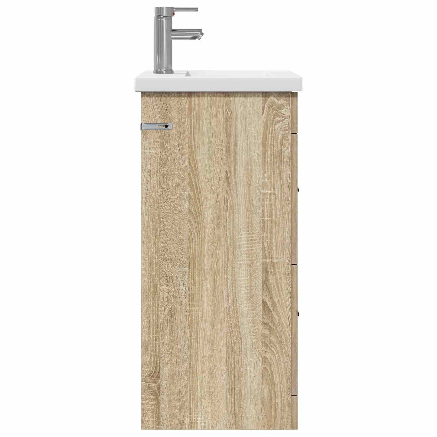 Badmøbel med vask Sonoma eik 42 x 40 x 84,5 cm Konstruert tre