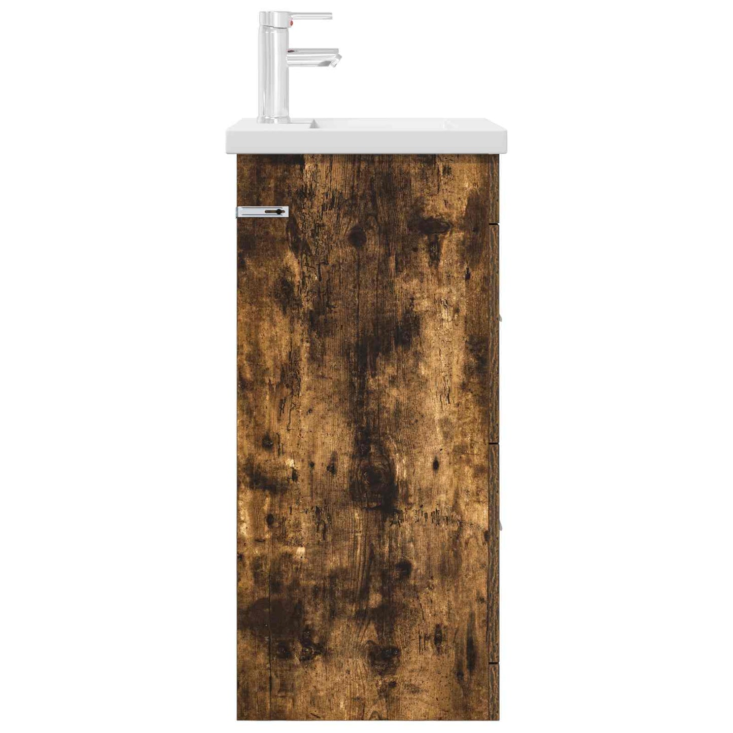 Badmøbel med vask Røkt Eik 42 x 40 x 84,5 cm Konstruert tre