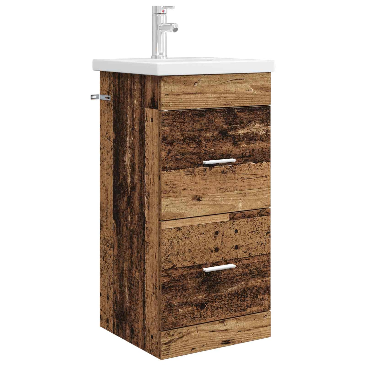 Badmøbel med vask Gammelt tre 42 x 40 x 84,5 cm Konstruert tre