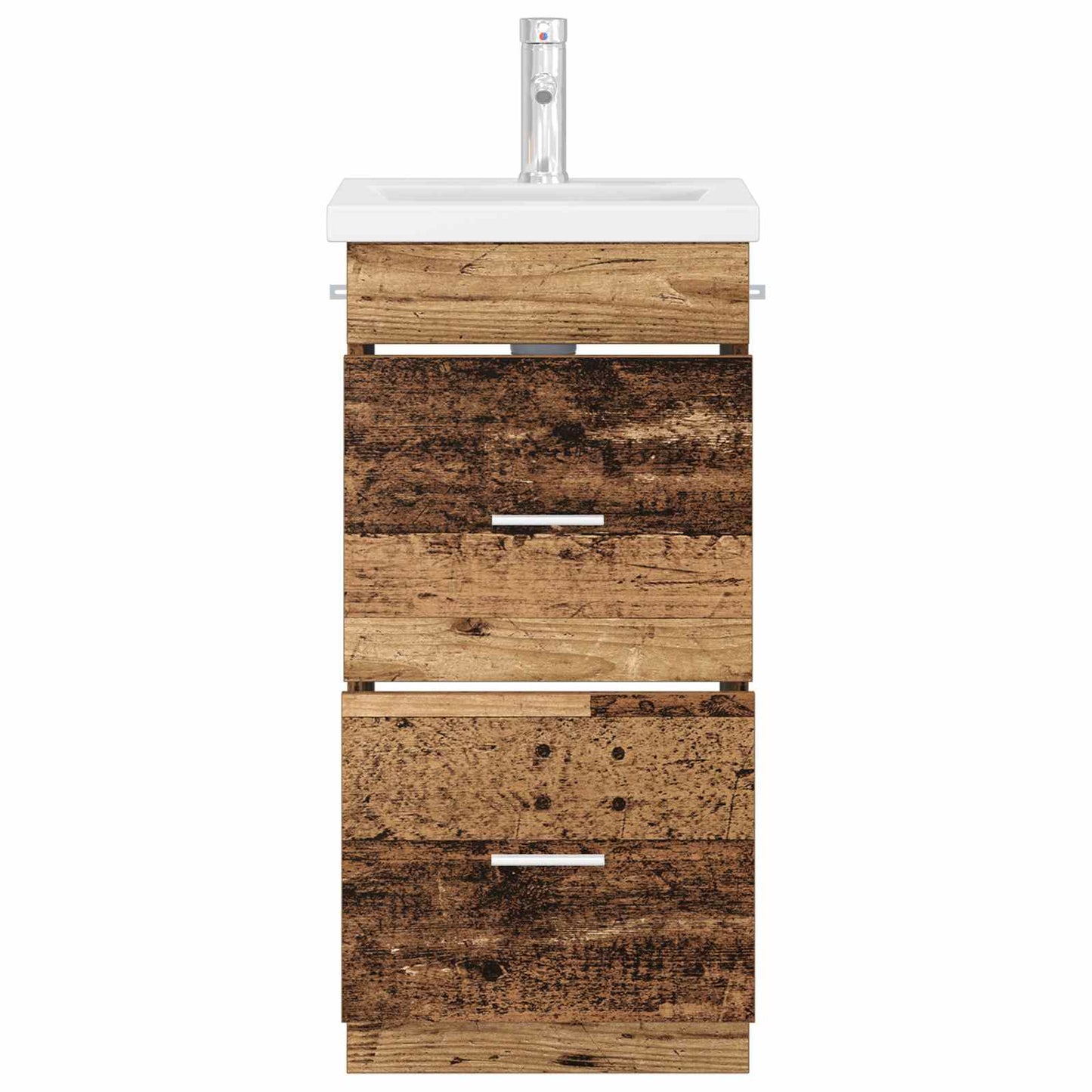 Badmøbel med vask Gammelt tre 42 x 40 x 84,5 cm Konstruert tre