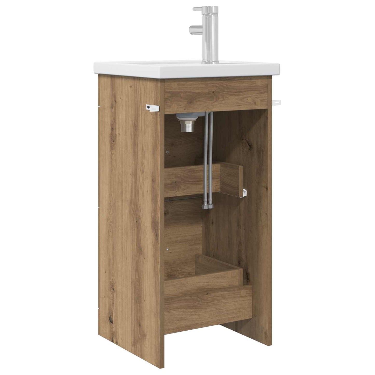 Badmøbel med vask Artisan eik 42 x 40 x 84,5 cm Konstruert tre