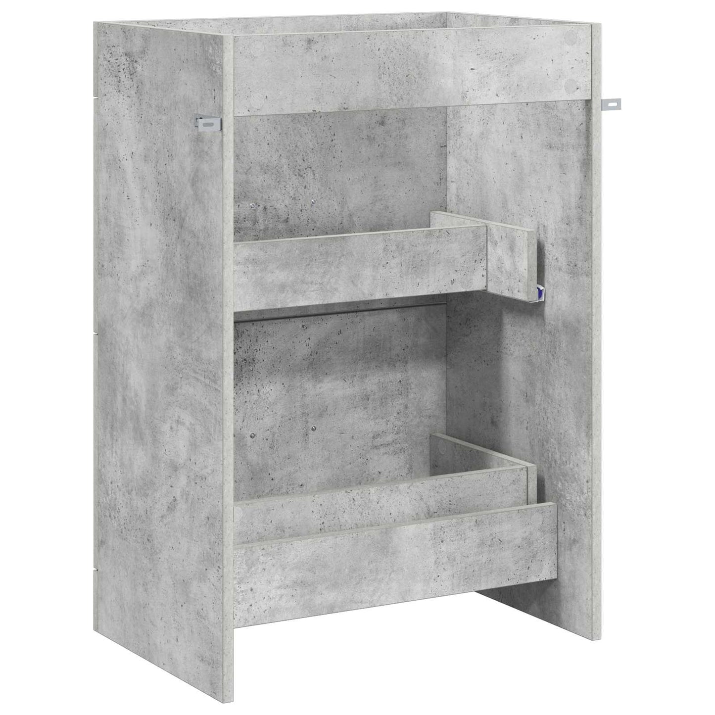 Badskapinet under vask Betonggrå 56 x 37,5 x 81 cm
