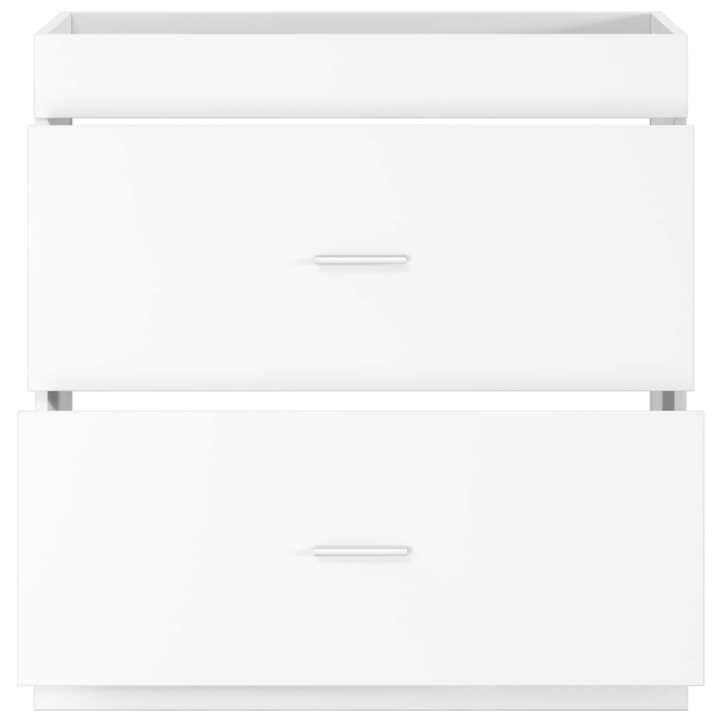 Badskapinet under vask Hvit 78,5 x 37,5 x 81 cm Konstruert tre