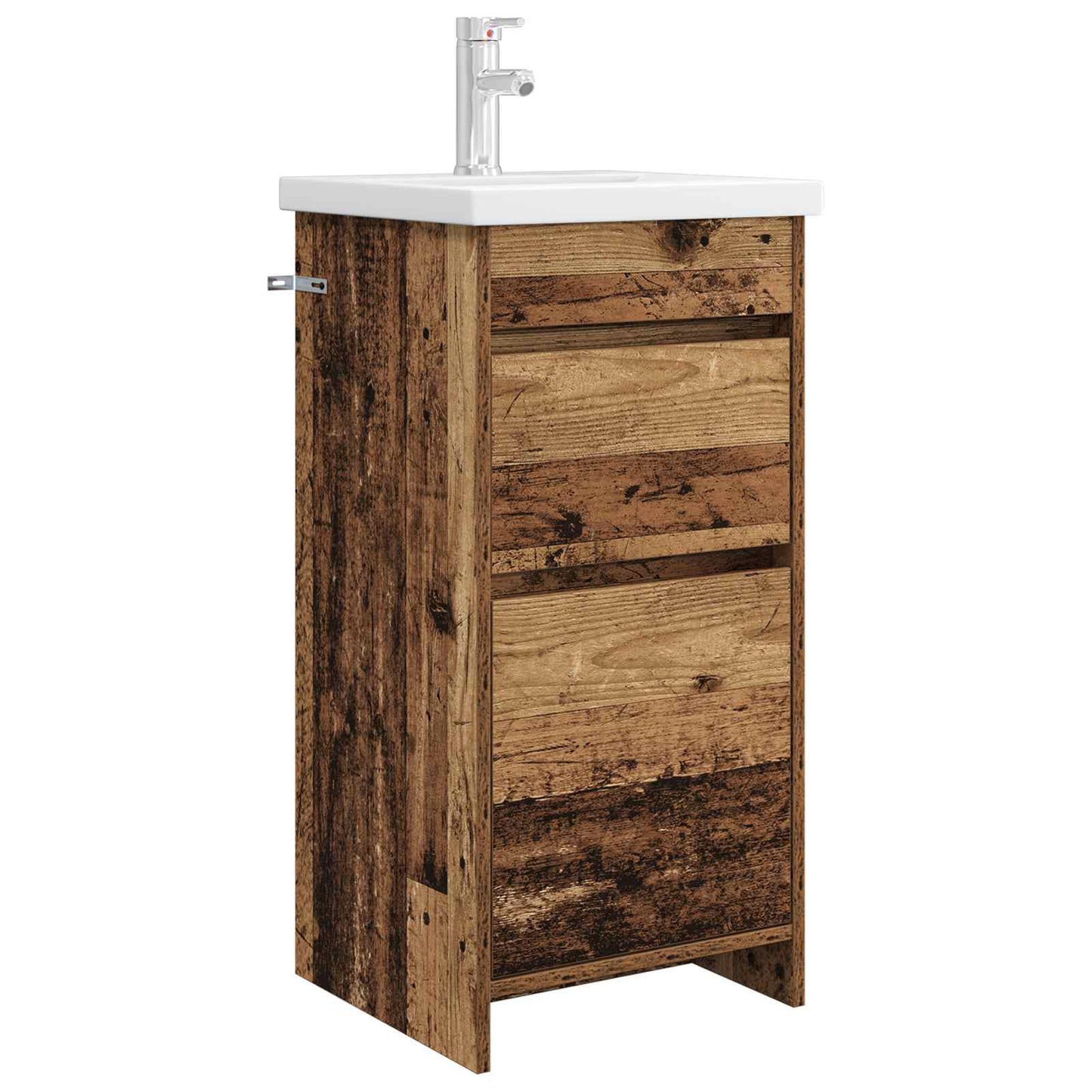 Badmøbel med vask Gammelt tre 42 x 40 x 84,5 cm Konstruert tre