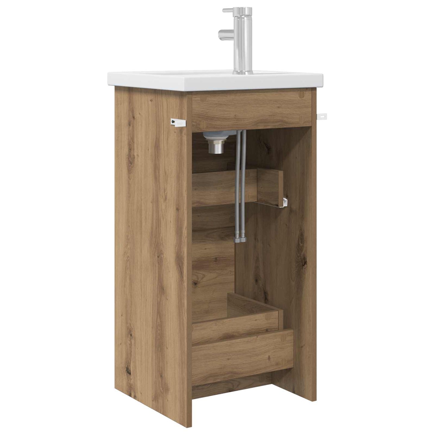 Badmøbel med vask Artisan eik 42 x 40 x 84,5 cm Konstruert tre