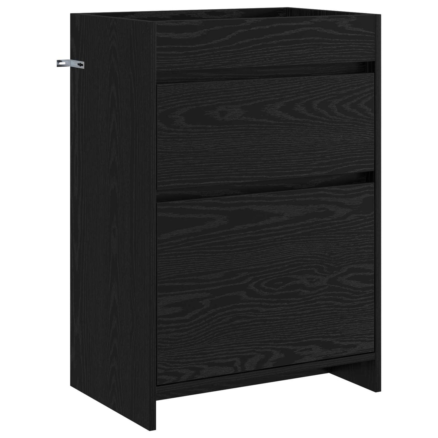 Badskapinet under vask Svart eik 56 x 37,5 x 81 cm