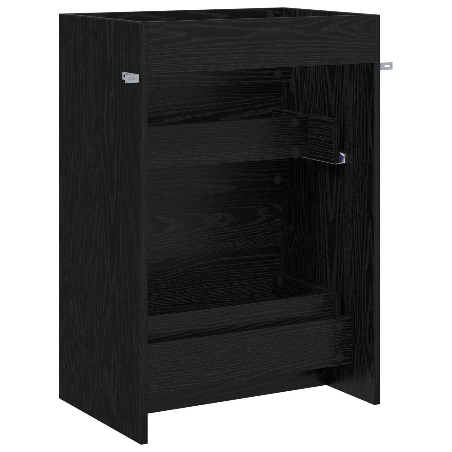 Badskapinet under vask Svart eik 56 x 37,5 x 81 cm
