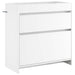 Badskapinet under vask Hvit 78,5 x 37,5 x 81 cm Konstruert tre