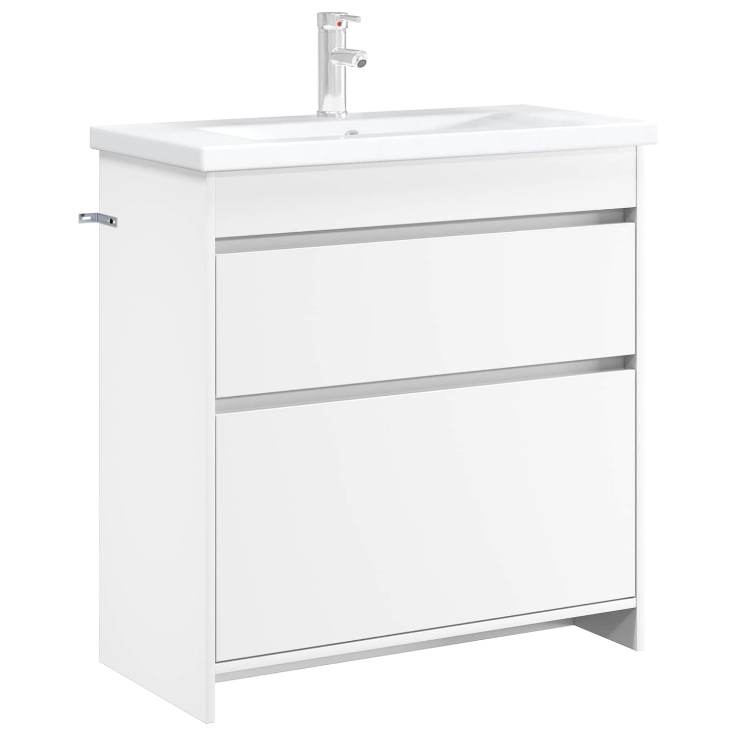 Badskapinet under vask Hvit 78,5 x 37,5 x 81 cm Konstruert tre