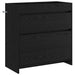 Badskapinet under vask Svart eik 78,5 x 37,5 x 81 cm