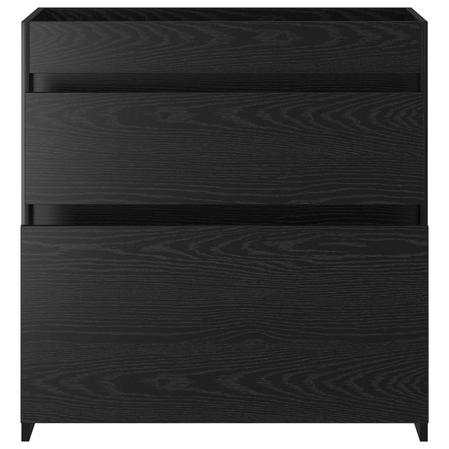 Badskapinet under vask Svart eik 78,5 x 37,5 x 81 cm