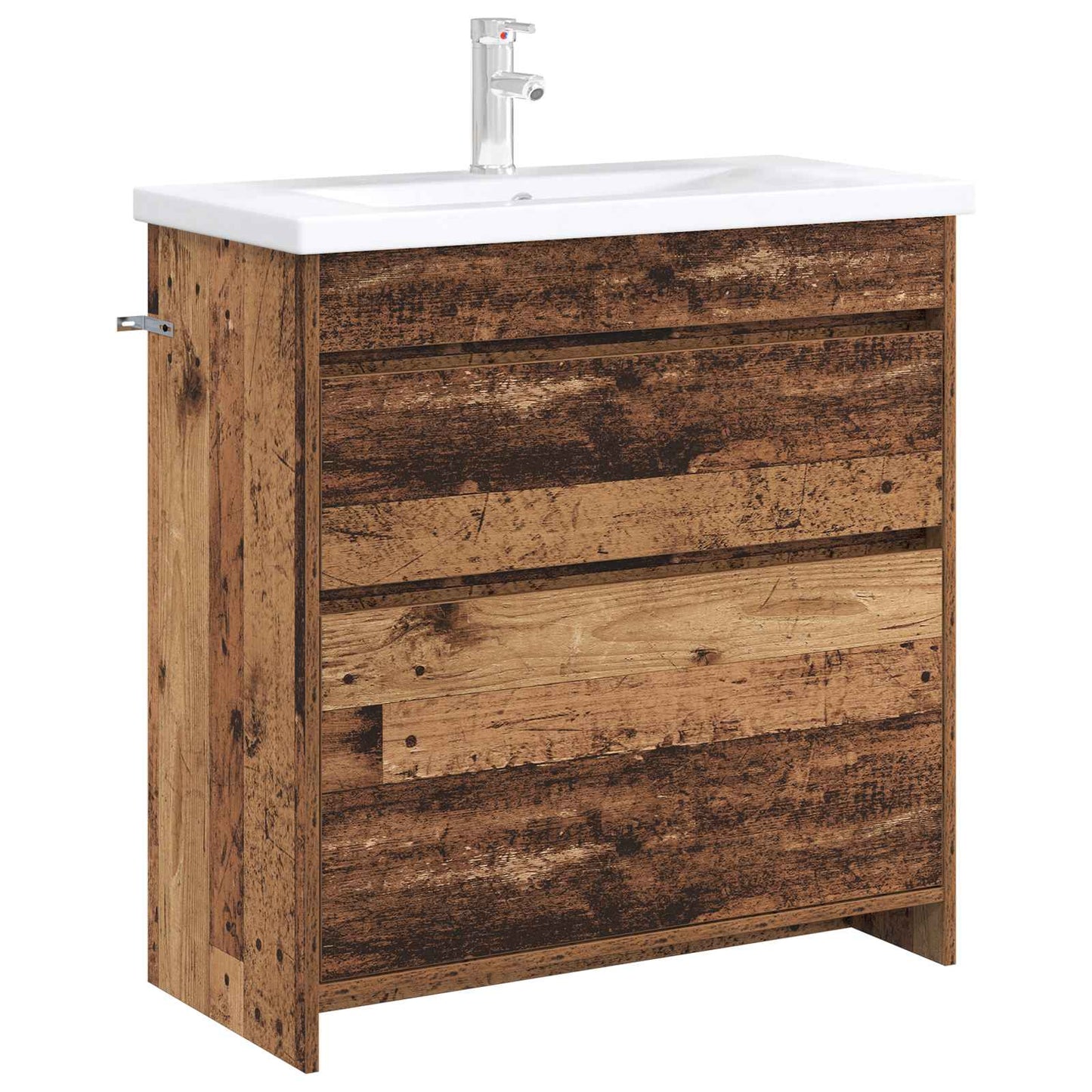 Badskapinet under vask Gammelt tre 78,5 x 37,5 x 81 cm