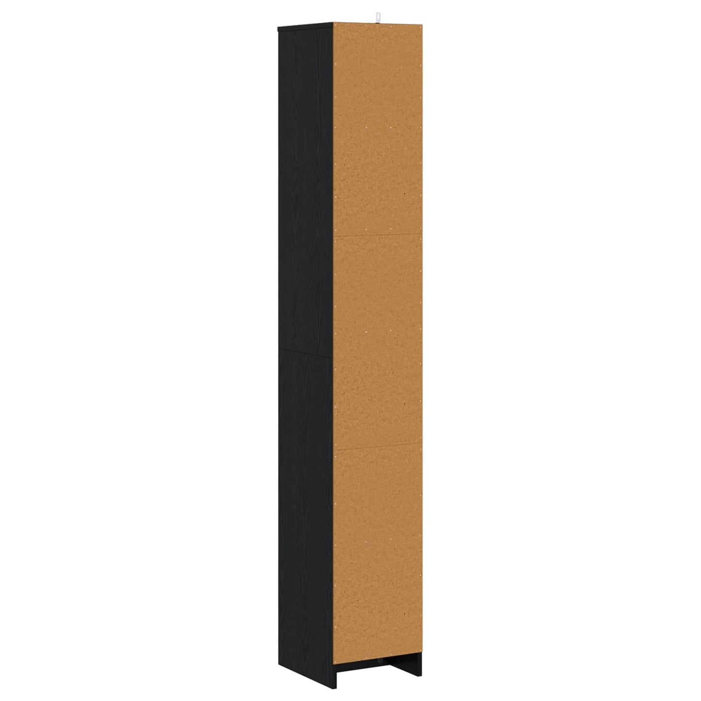 Baderomsskap Svart eik 30 x 33 x 190 cm Konstruert tre